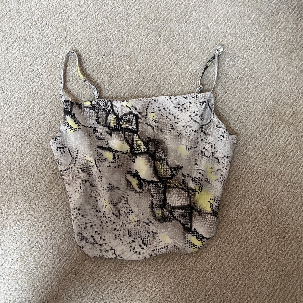 Snake Print Women's Top